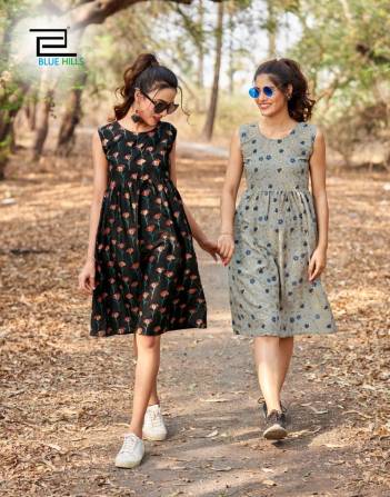 Short Top Vol 1 By Blue Hills Fancy Two Tone Rayon Kurti Collection